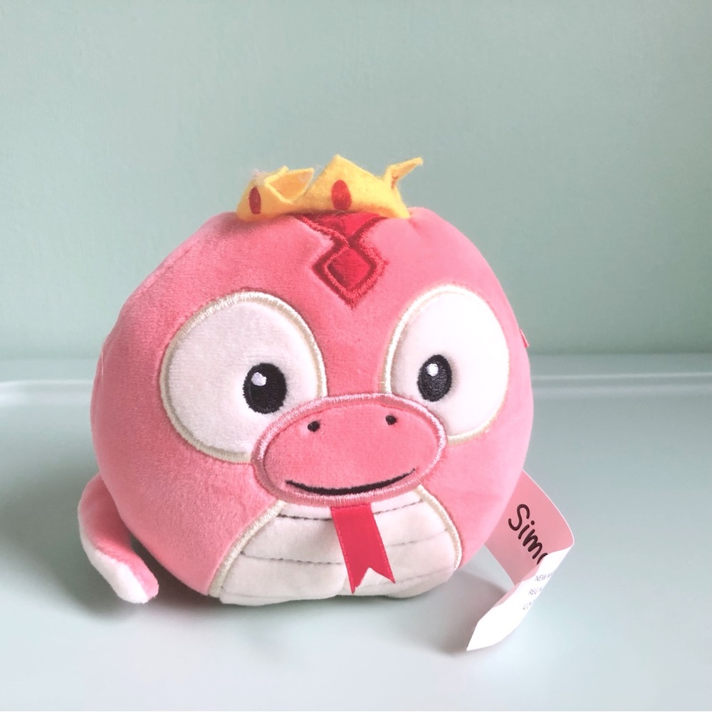 Simon The Snake 5” Plush Stuffed Animal Soft & Squishy By Bendon